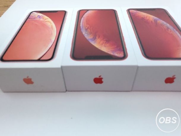 Apple iPhone XR Carrier Unlocked 64GB 3 Units Used Condition A Grade Sale in UK
