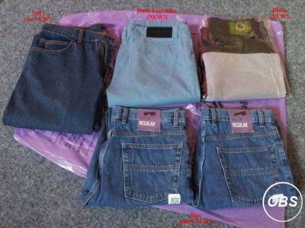 Grab a Bargain!  FIVE Pairs of Mens Jeans