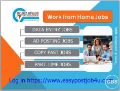 Hiring Fresher candidates for data entry jobs 