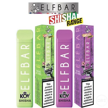 All New Elf Shisha Range Available for Sale in UK