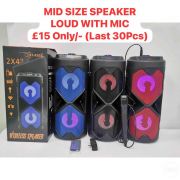 Mid Size Speaker Loud With MIC