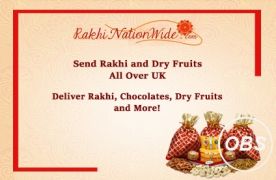  Send Rakhi to The UK  Embrace Health and Love with Rakhi and Dry Fruits from Rakhinationwidecom!