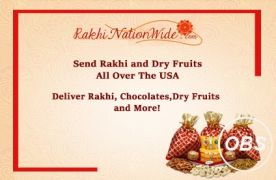 HassleFree Delivery of Rakhi and Dry Fruits to the USA