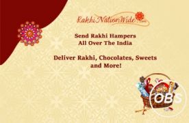 HassleFree Delivery of Rakhi Hampers to India