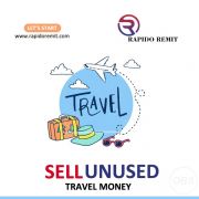 Sell your unused travel money in uk with rapidoremit